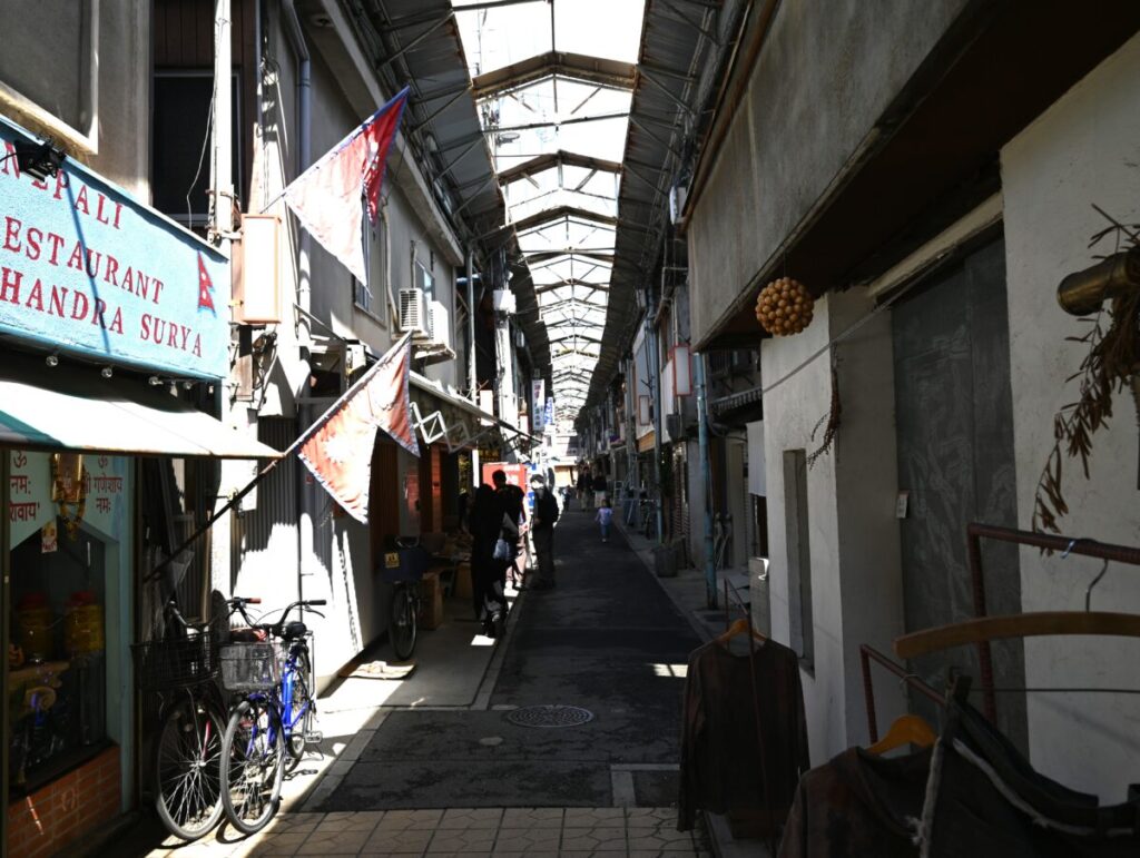 中津３の商店街