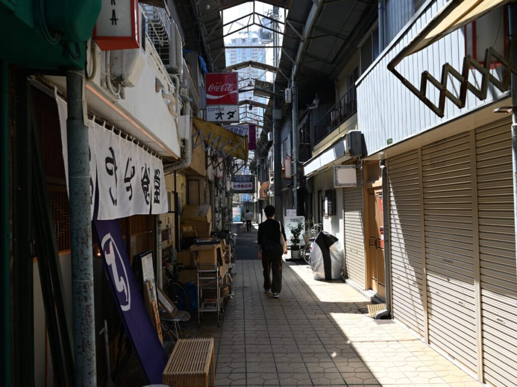 中津３商店街を歩く