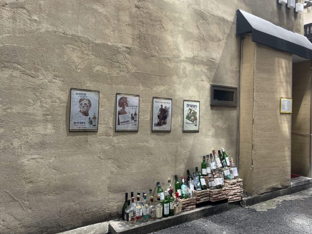 曽根崎二丁目の路地の様子