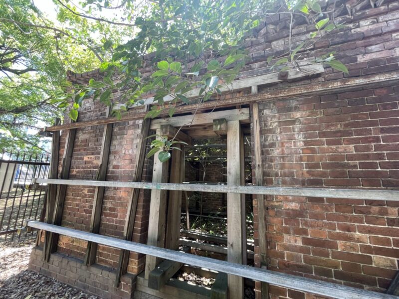 Brick storehouse attached to the foreign engineers' dormitory