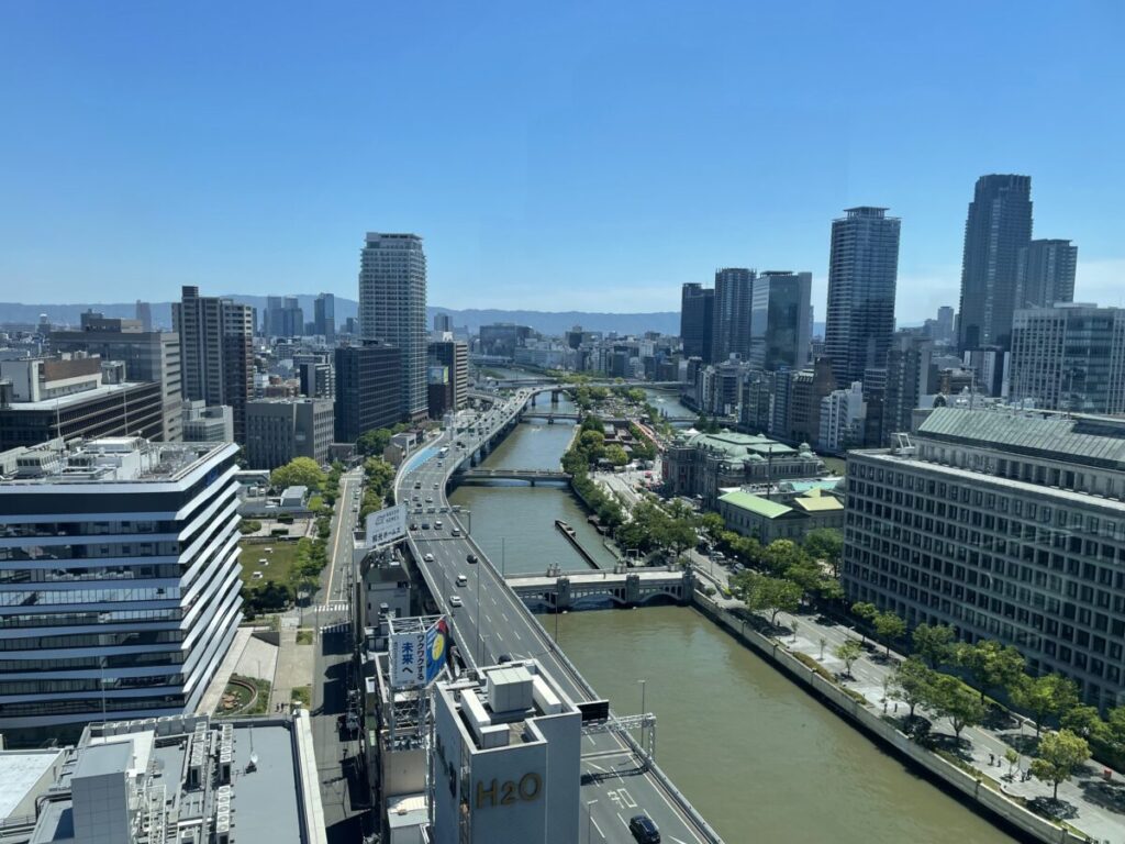 堂島浜タワーからの景色