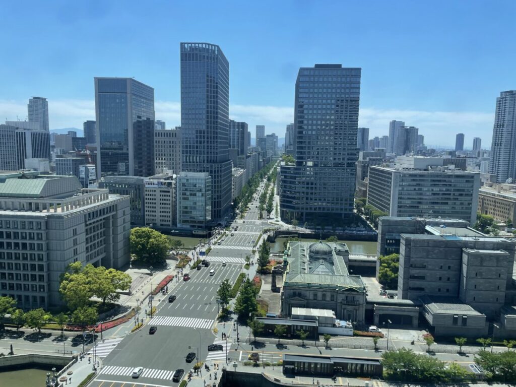 堂島浜タワーからの景色