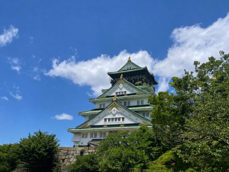 昭和6年に再建された大阪城天守閣