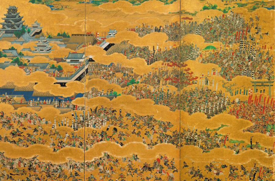 大坂夏の陣図屏風に描かれた合戦の場面